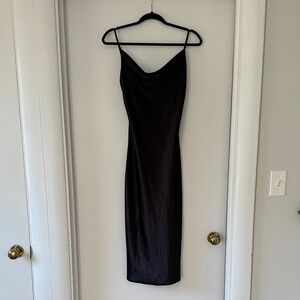 Petal and Pup Cowl Neck Midi Dress